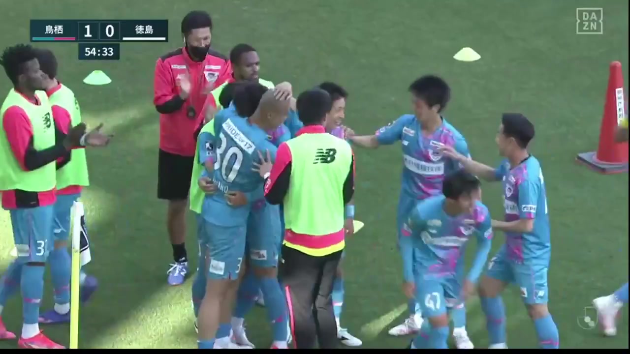 日職聯 鳥棲沙巖 Vs 德島漩渦 55分山下敬大進球,比分1:0