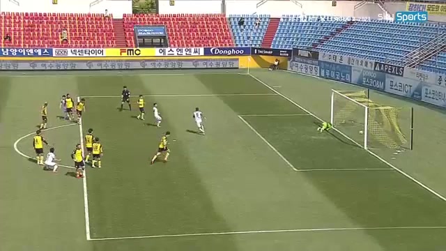 KOR D2 Jeonnam Dragons Vs FC Anyang Jonathan Alonso Moya Aguilar Goal in 88 min, Score 0:1