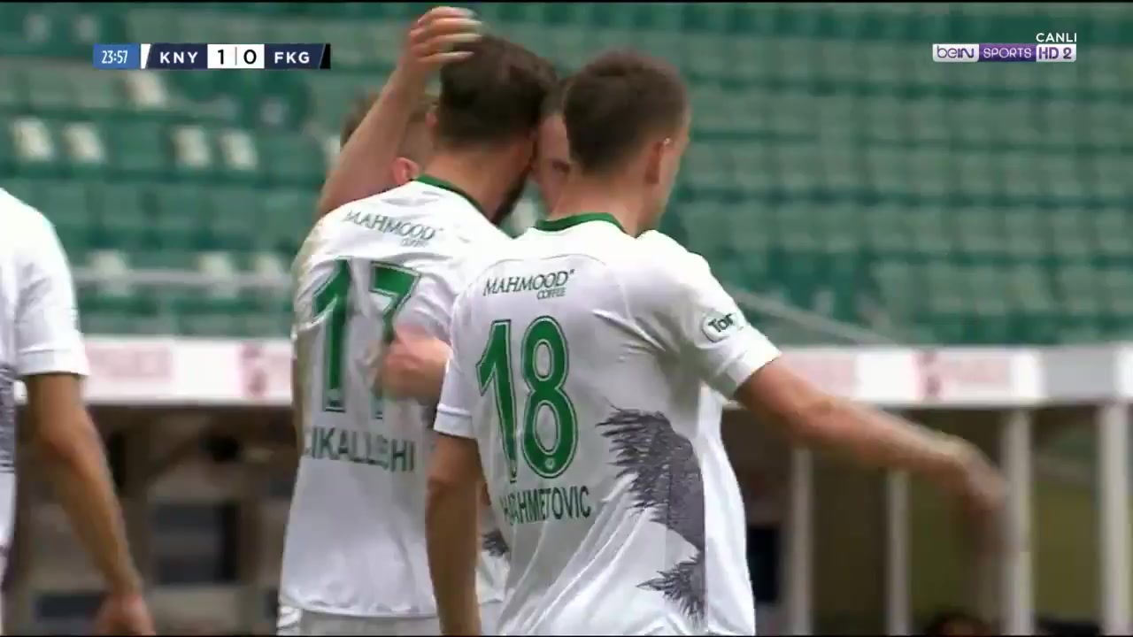 TUR D1 Konyaspor Vs Karagumruk 23 phút Vào, ghi bàn 1:0