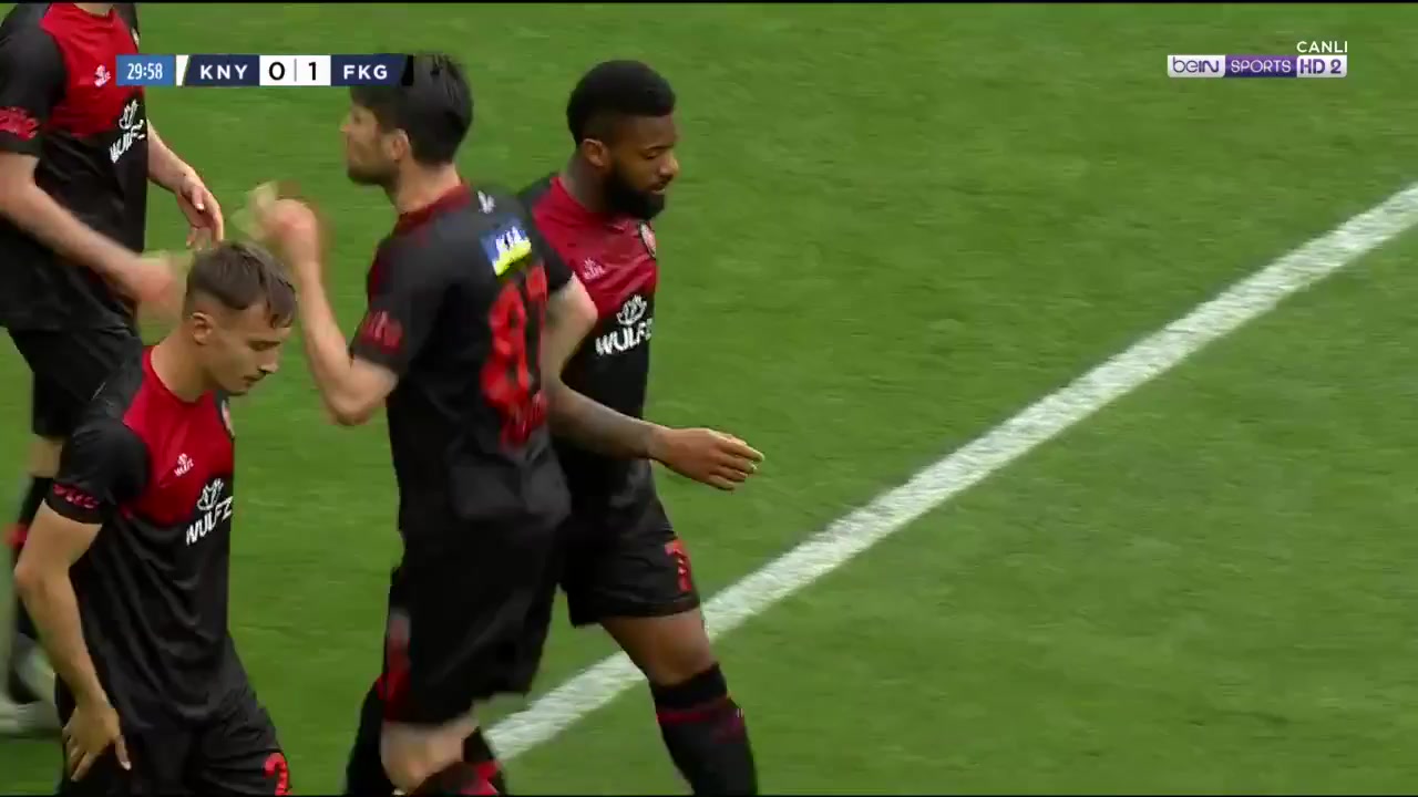 TUR D1 Konyaspor Vs Karagumruk Jeremain Lens Goal in 29 min, Score 0:1