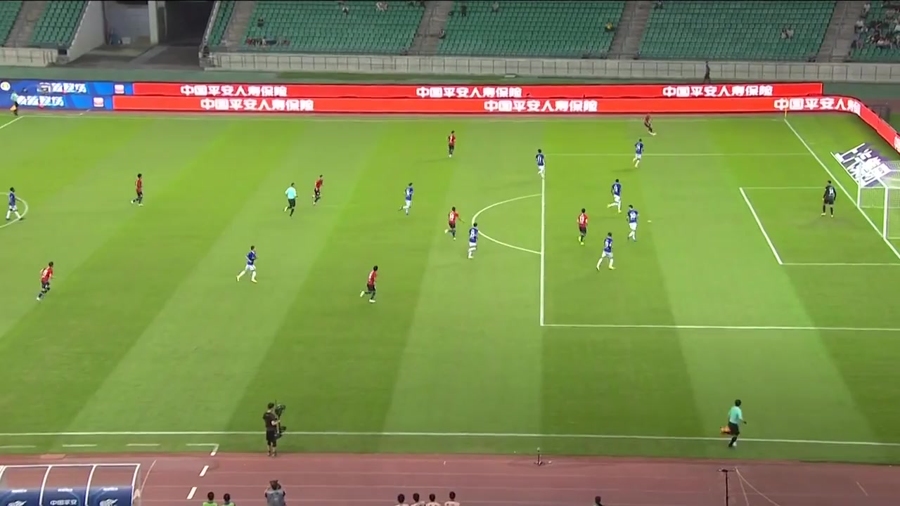 60 Chongqing Liangjiang Athletic Vs Cangzhou Mighty Lions 45 skor gol Yin Congyao, skor 2:2