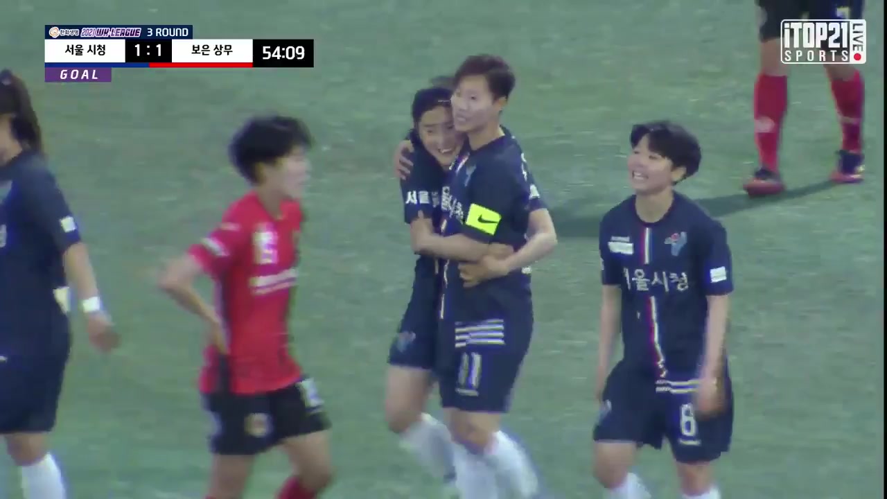 KOR WD1 Seoul Amazones (w) Vs Boeun Sangmu (w) Jung Young Ah Goal in 55 min, Score 2:1