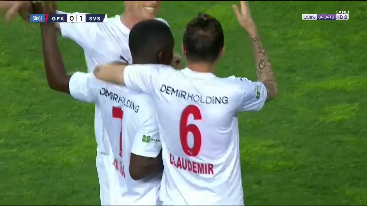 TUR D1 Gazisehir Gaziantep Vs Sivasspor 29 phút Max-Alain GradelVào, ghi bàn 0:1