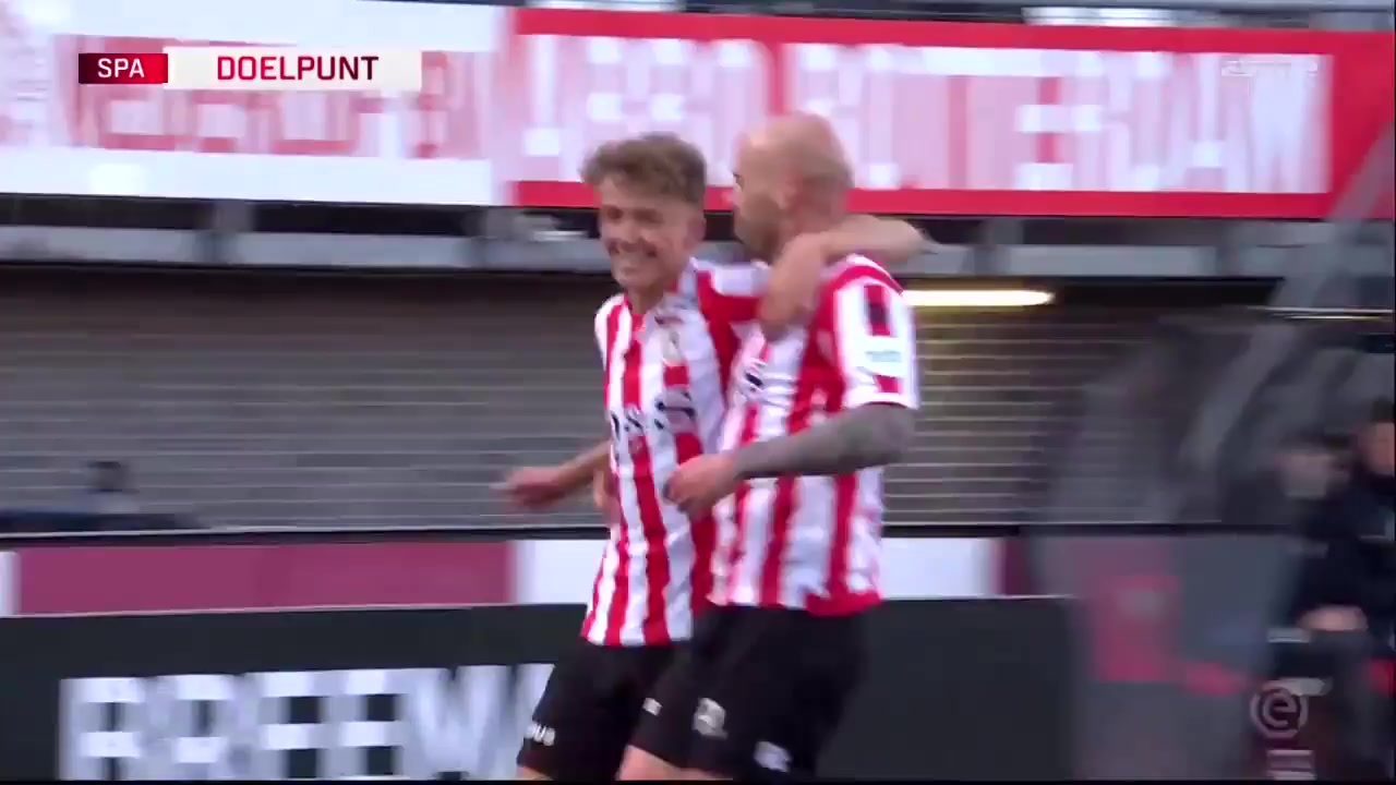 HOL D1 Sparta Rotterdam Vs Vitesse Arnhem Bryan Smeets Goal in 35 min, Score 1:0