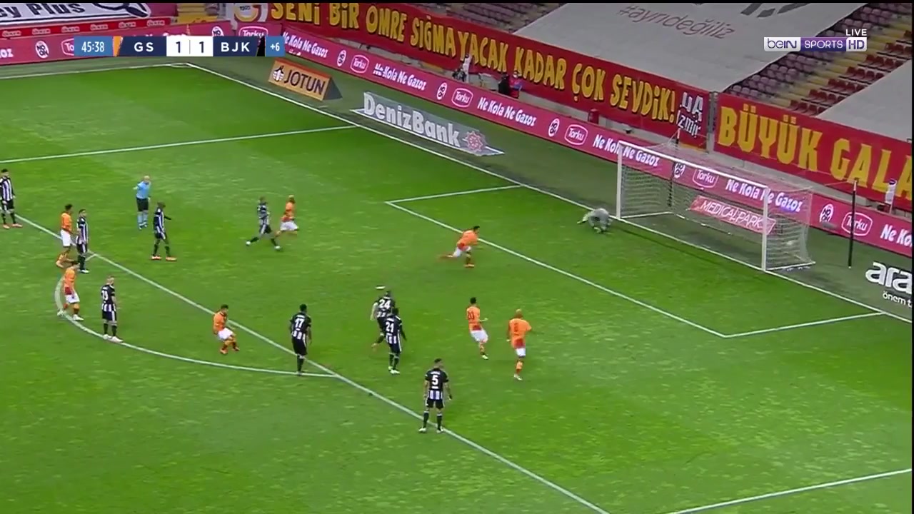 TUR D1 Galatasaray Vs Besiktas JK 45 phút Radamel FalcaoVào, ghi bàn 2:1