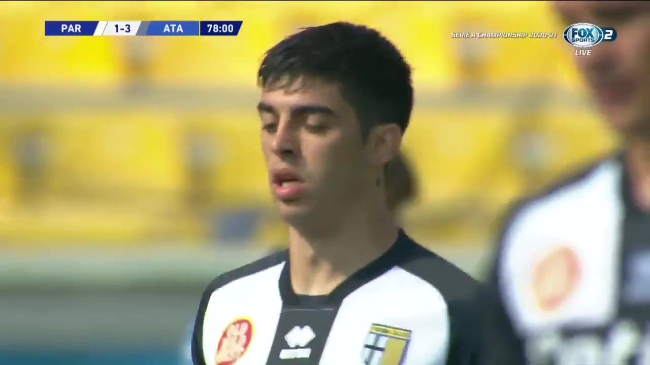 Serie A Parma Vs Atalanta 78 phút Juan BrunettaVào, ghi bàn 1:3