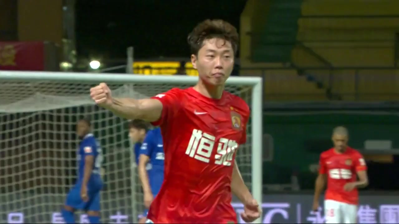 中超A 沧州雄狮(中) Vs 广州队 36分高准翼进球,比分0:1