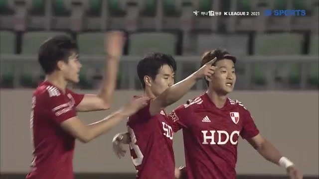 KOR D2 Busan I Park Vs Daejeon Citizen Kim Jin Kyu Goal in 20 min, Score 1:0