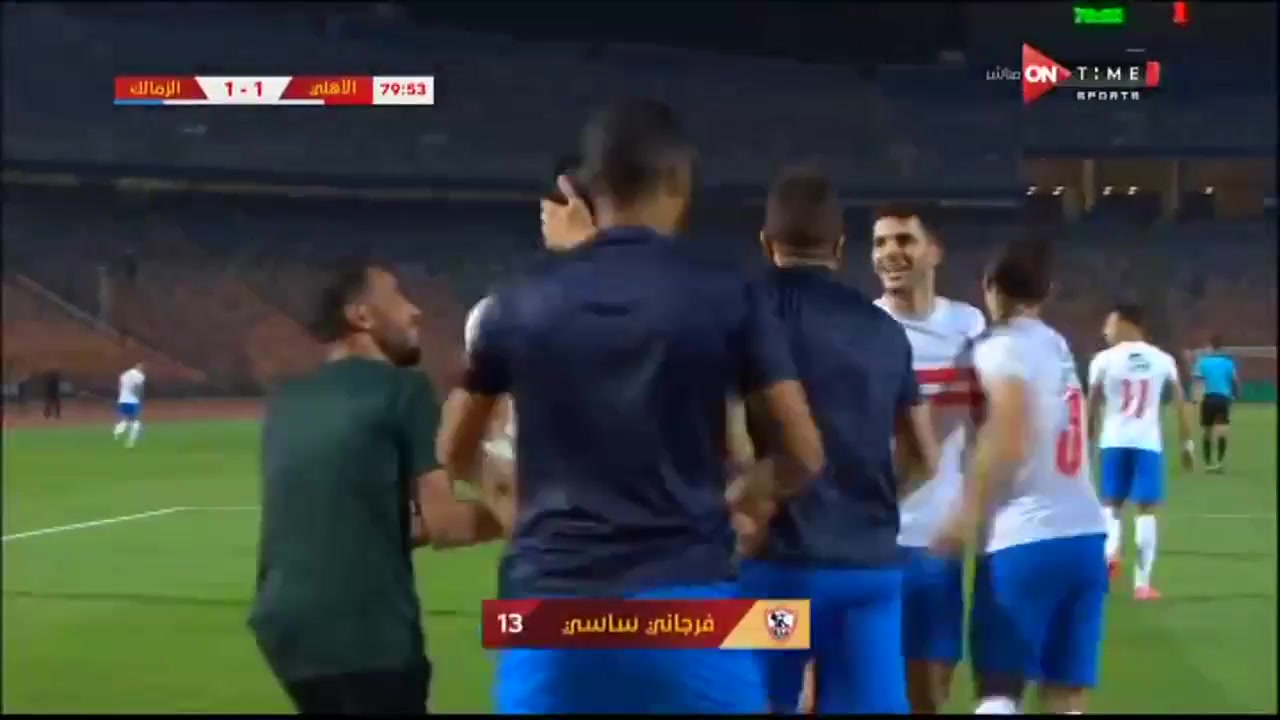 EGY D1 Al Ahly SC Vs Zamalek 80 ทำประตู  ประตู, ทำคะแนน 1:1