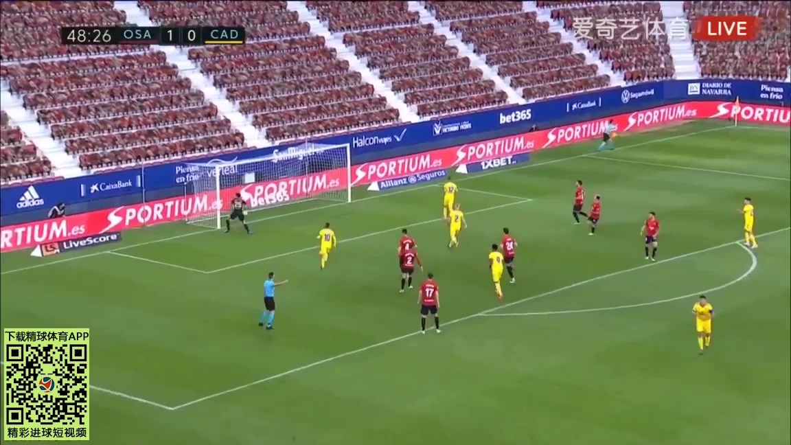 Laliga1 Osasuna Vs Cadiz 48 phút Ivan SaponjicVào, ghi bàn 1:1