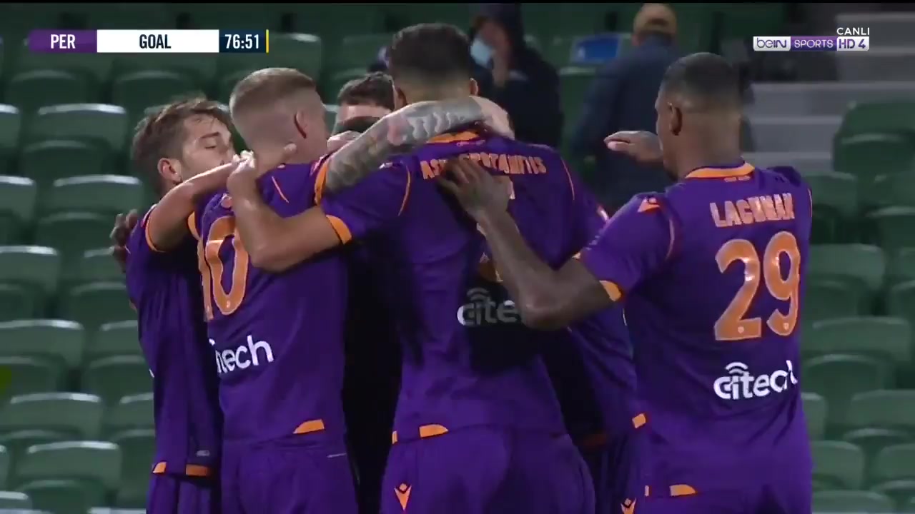 AUS D1 Perth Glory Vs Western United FC 77 phút Joel ChianeseVào, ghi bàn 3:0