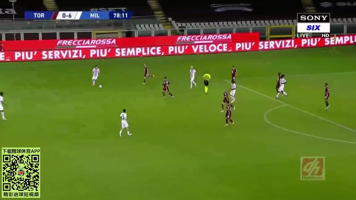 Serie A Torino Vs AC Milan Ante Rebic Goal in 78 min, Score 0:7