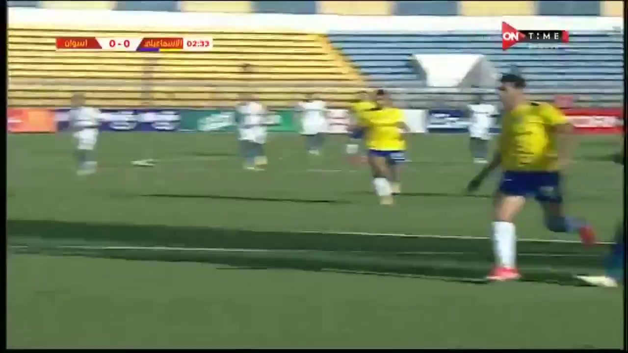 EGY D1 Ismaily Vs Aswan Magdy Goal in 2 min, Score 0:1