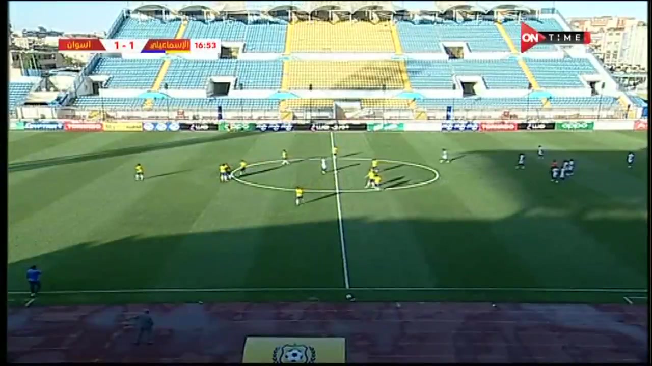 EGY D1 Ismaily Vs Aswan Al Sayed Goal in 16 min, Score 1:1