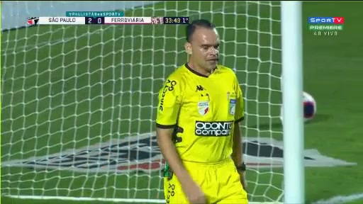 BRA SP Sao Paulo Vs Ferroviaria SP 33 phút Igor Matheus Liziero PereiraVào, ghi bàn 2:0