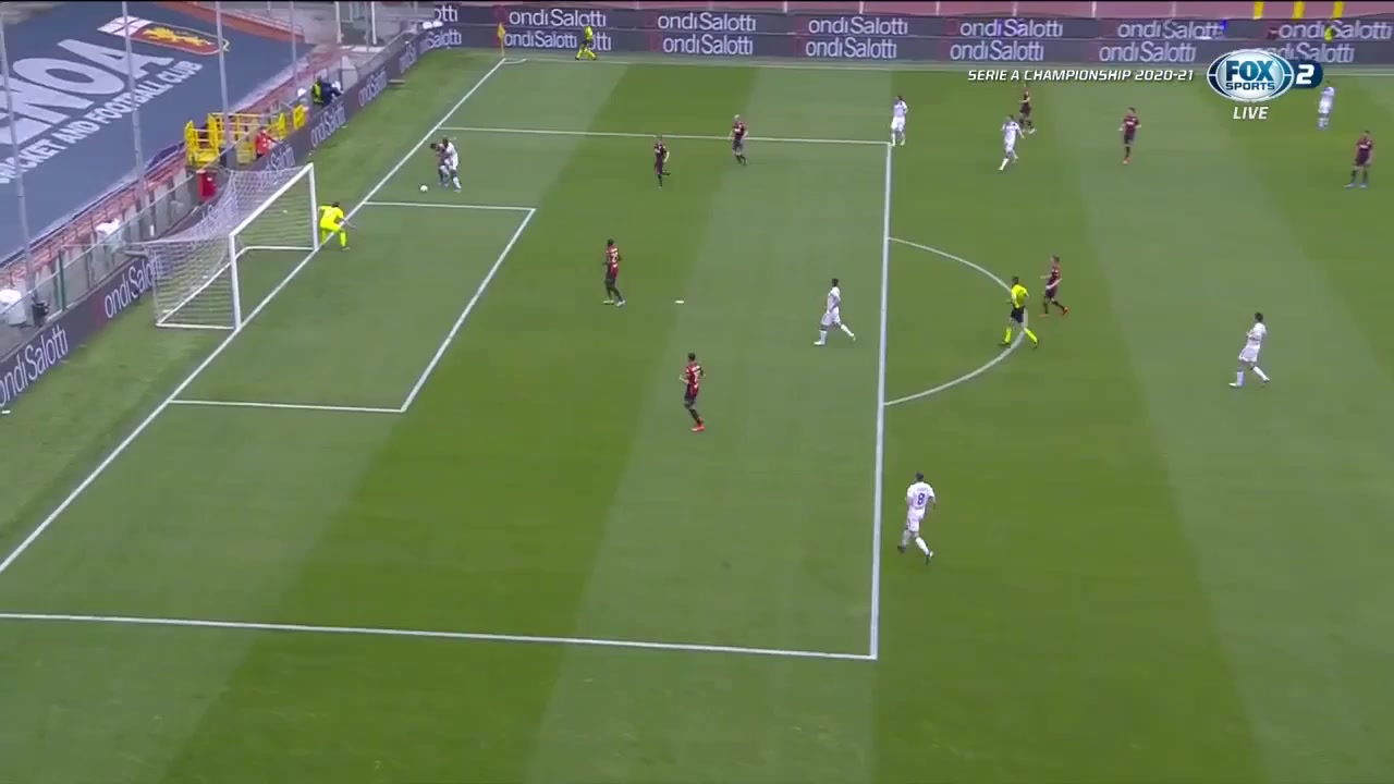 Serie A Genoa Vs Atalanta 25 phút Ruslan MalinovskyiVào, ghi bàn 0:2