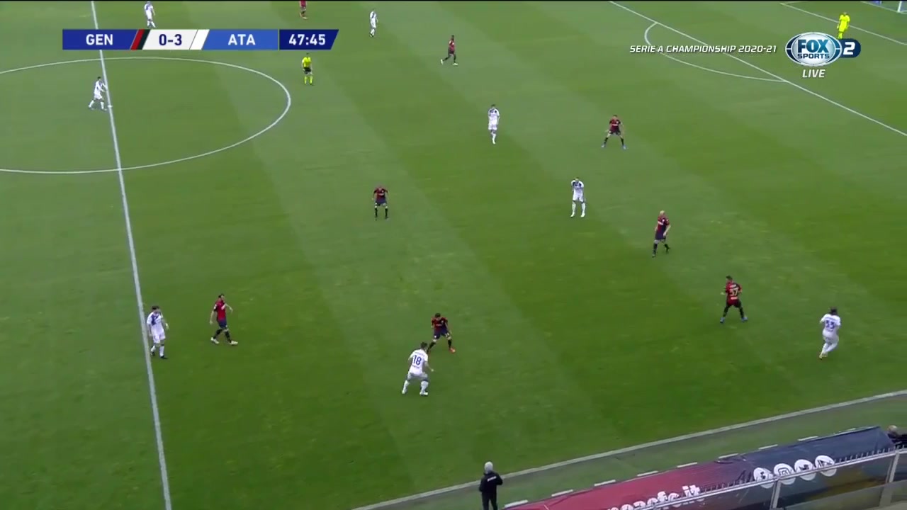 Serie A Genoa Vs Atalanta 50 phút Mario PasalicVào, ghi bàn 1:3