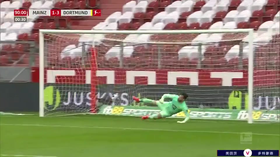 Bundesliga FSV Mainz 05 Vs Borussia Dortmund 90 phút Robin QuaisonVào, ghi bàn 1:3