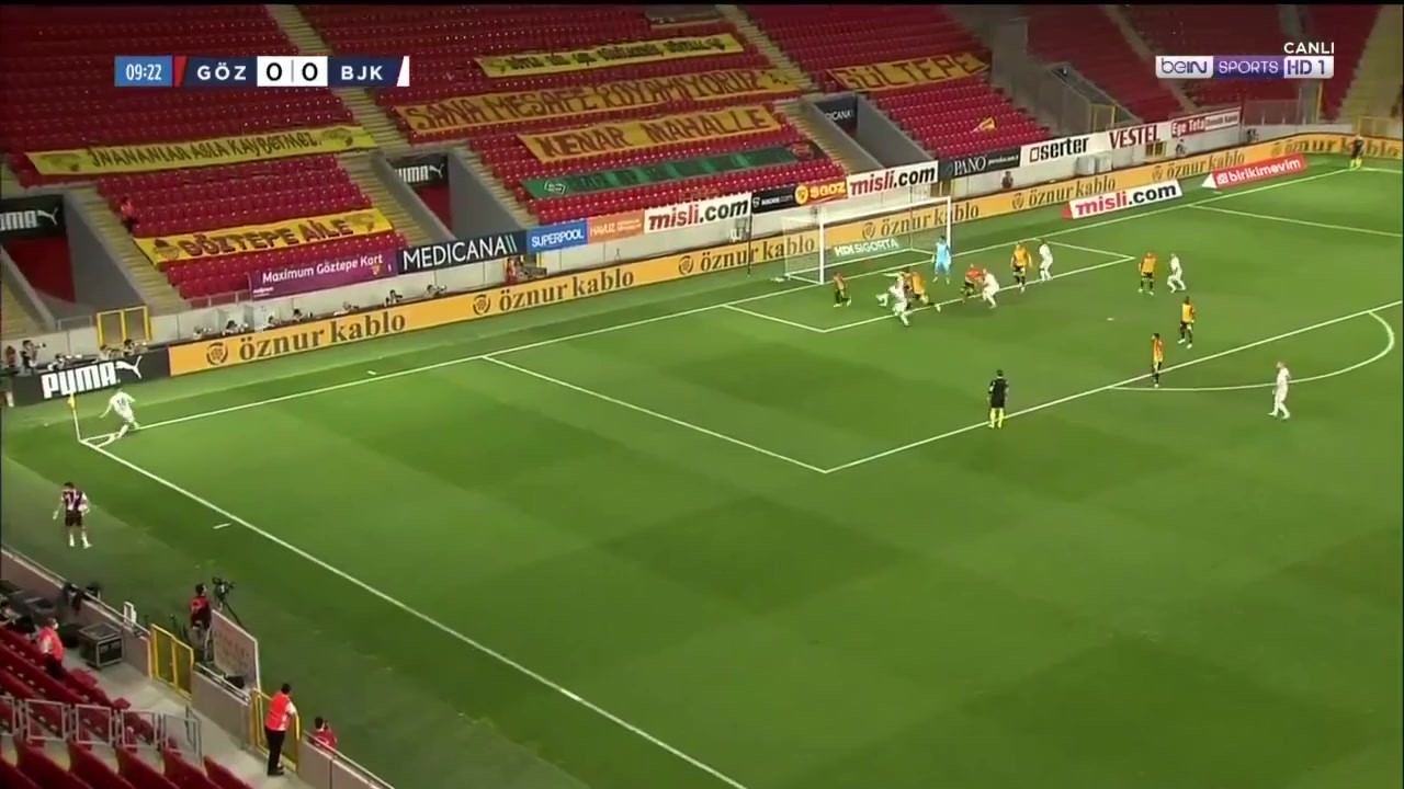 TUR D1 Goztepe Vs Besiktas JK 10 phút Domagoj VidaVào, ghi bàn 0:1