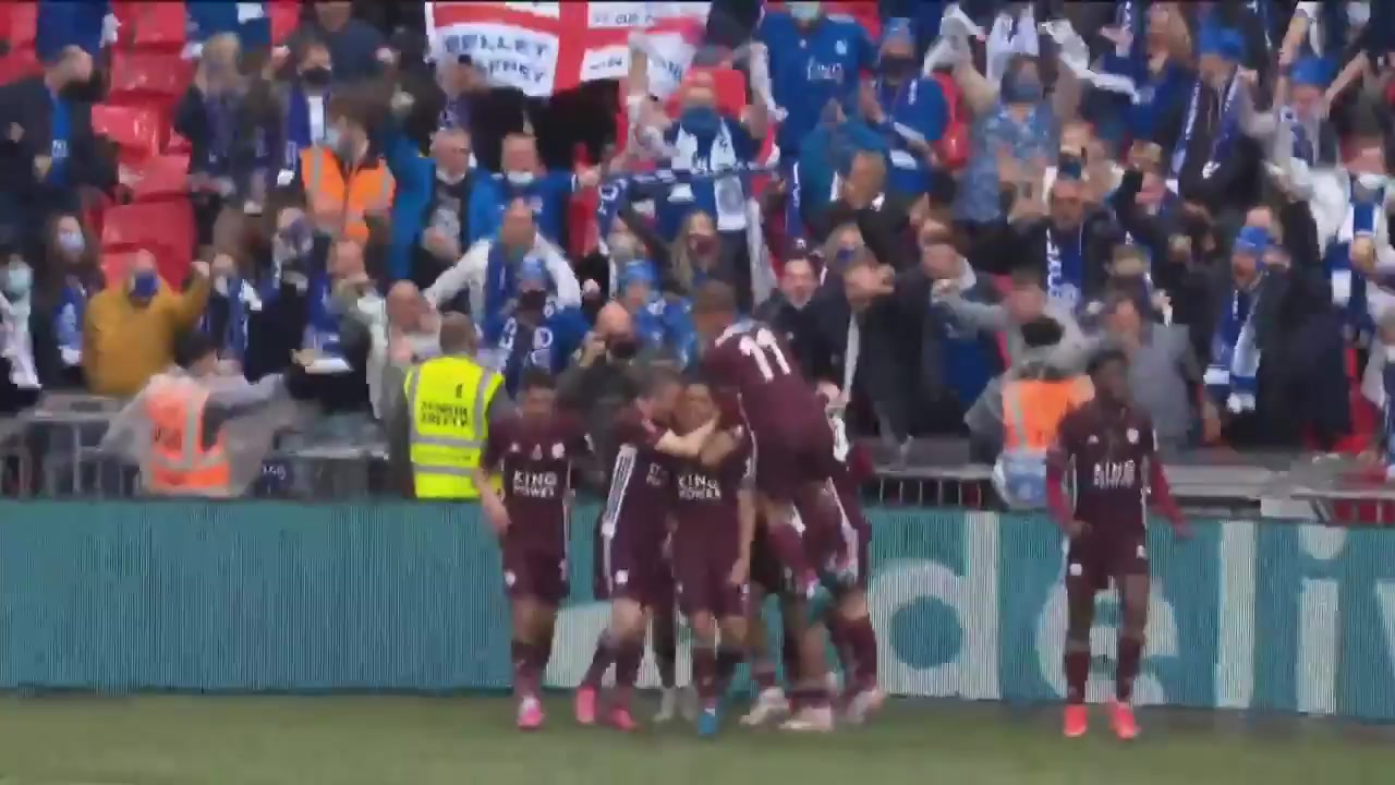 ENG FAC Leicester City Vs Chelsea Youri Tielemans Goal in 63 min, Score 1:0