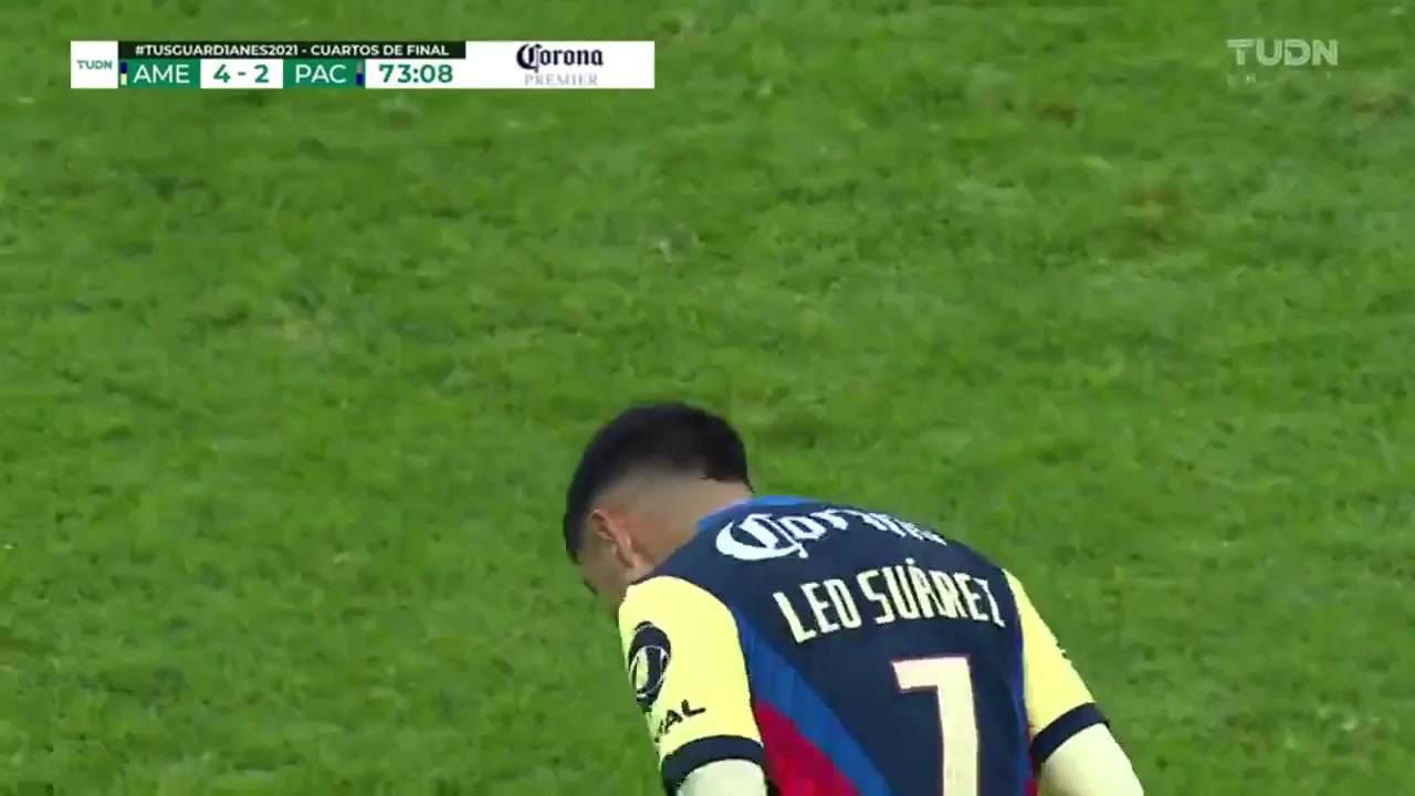 MEX D1 Club America Vs Pachuca 73 phút Leonardo SuarezVào, ghi bàn 4:2