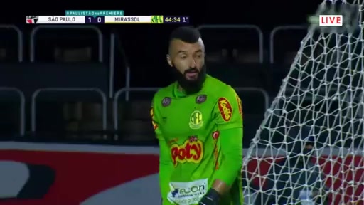 BRA SP Sao Paulo Vs Mirassol 45 phút Robert Abel Arboleda EscobarVào, ghi bàn 1:0