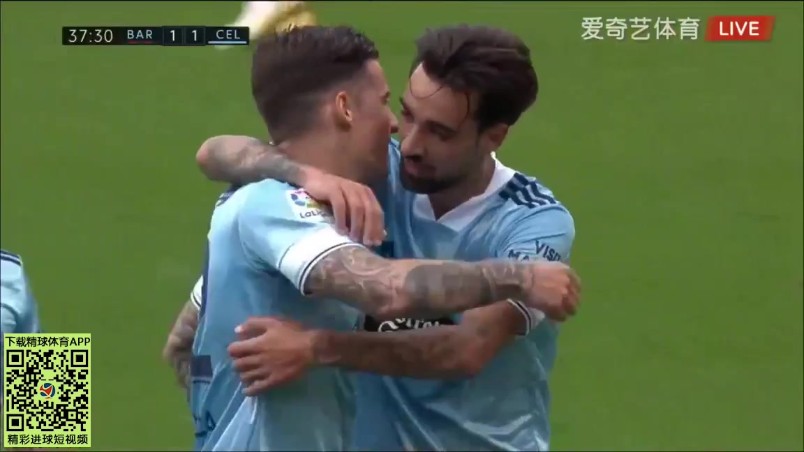 Laliga1 FC Barcelona Vs Celta Vigo 36 phút Santiago Mina LorenzoVào, ghi bàn 1:1