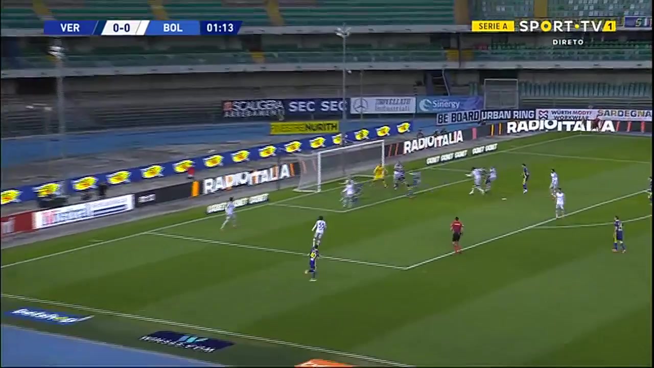 Serie A Verona Vs Bologna 1 phút Marco Davide FaraoniVào, ghi bàn 1:0