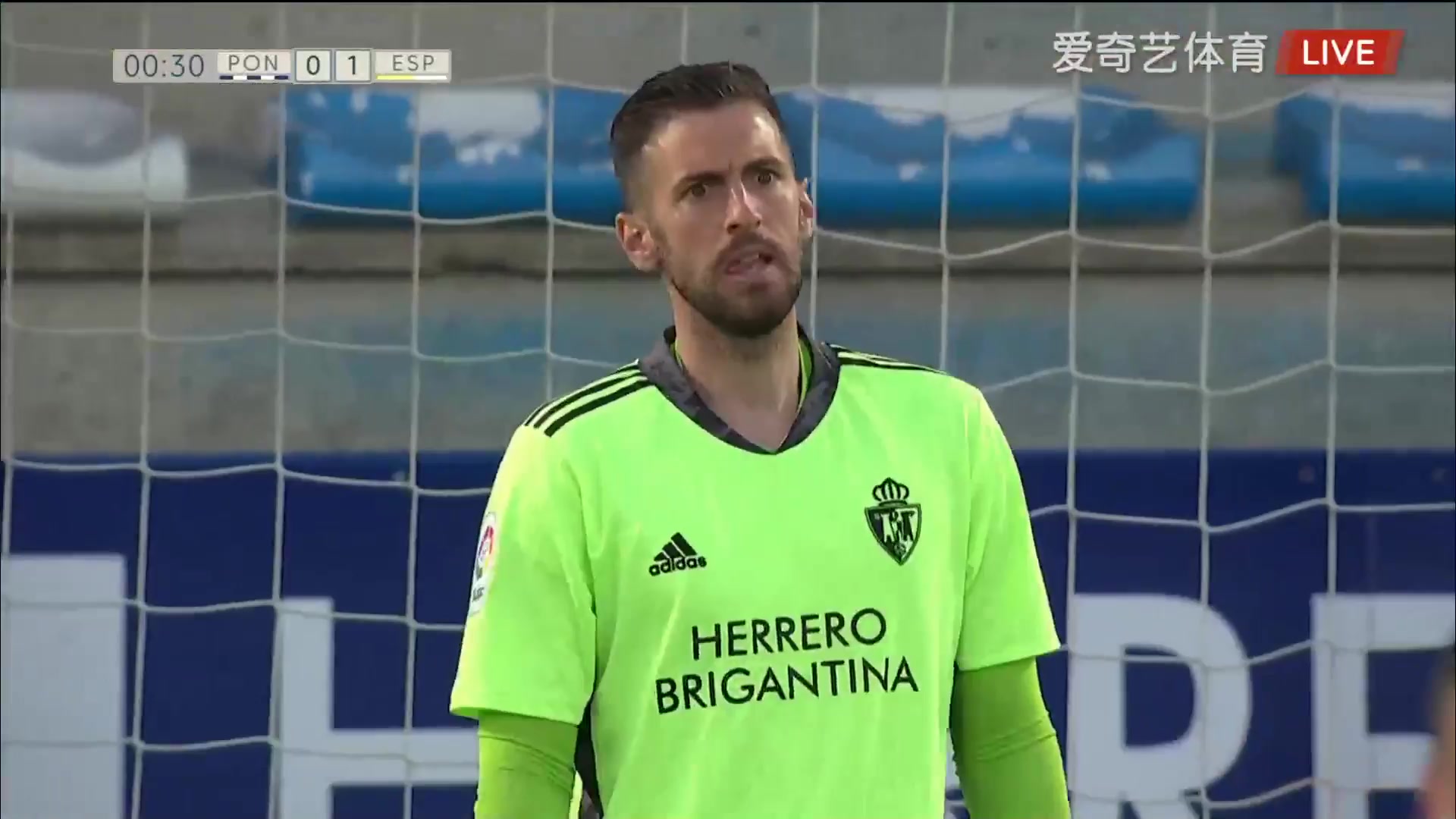 SPA D2 Ponferradina Vs RCD Espanyol 1 phút Landry Nany DimataVào, ghi bàn 0:1