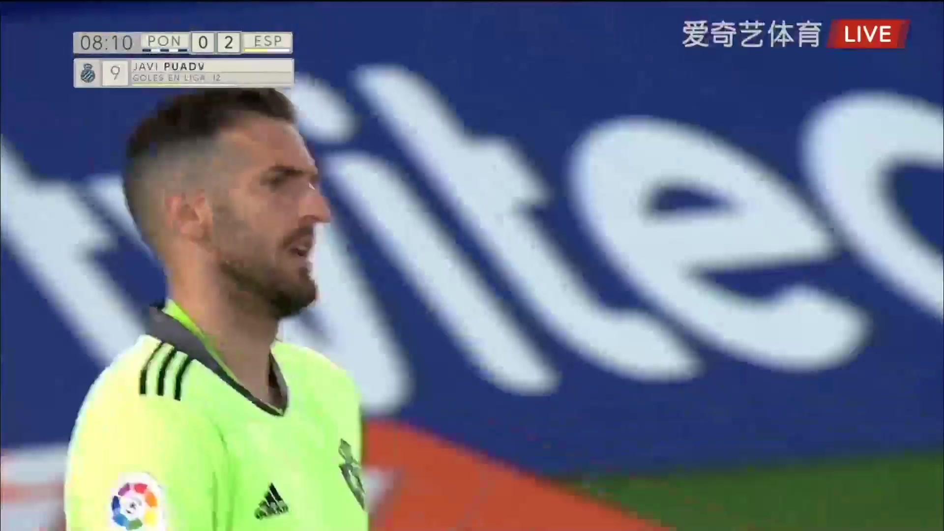 SPA D2 Ponferradina Vs RCD Espanyol 8 phút Javi PuadoVào, ghi bàn 0:2