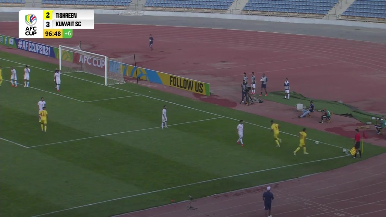 AFC Cup Teshrin SC Vs Al Kuwait SC  Goal in 97 min, Score 3:3