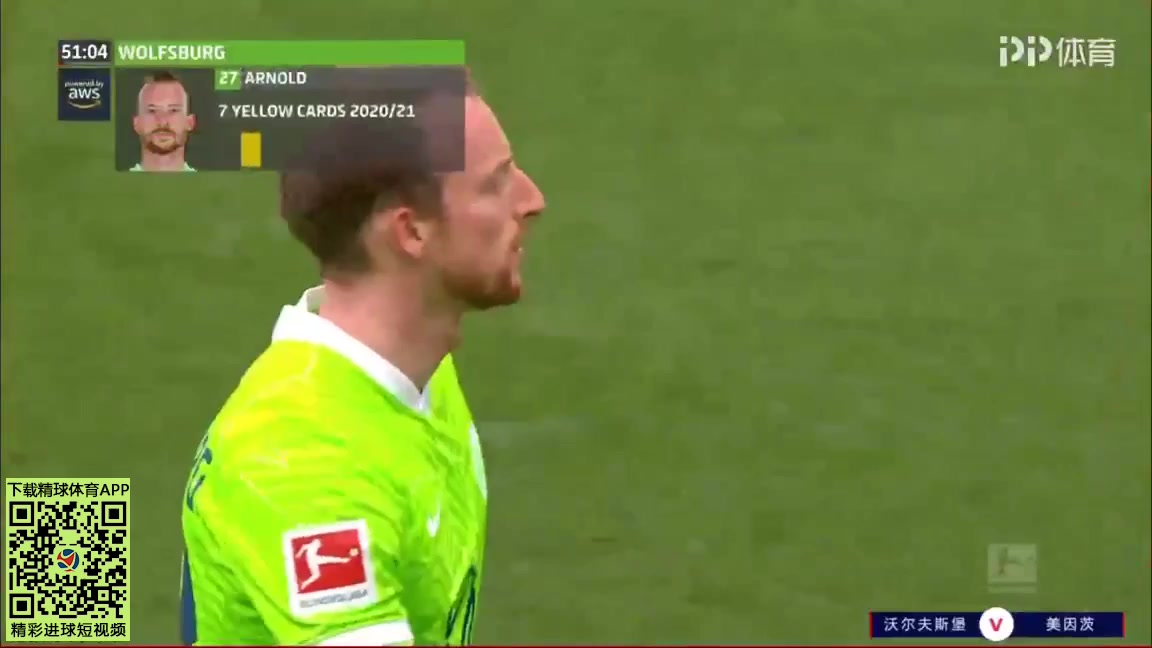 Bundesliga VfL Wolfsburg Vs FSV Mainz 05 49 phút Maximilian PhilippVào, ghi bàn 1:1