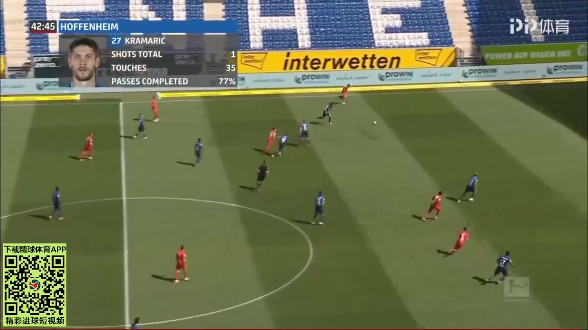 Bundesliga TSG Hoffenheim Vs Hertha Berlin 43 phút Vladimir DaridaVào, ghi bàn 0:1