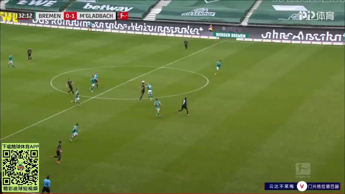 Bundesliga Werder Bremen Vs Borussia Monchengladbach 31 phút Vào, ghi bàn 0:2