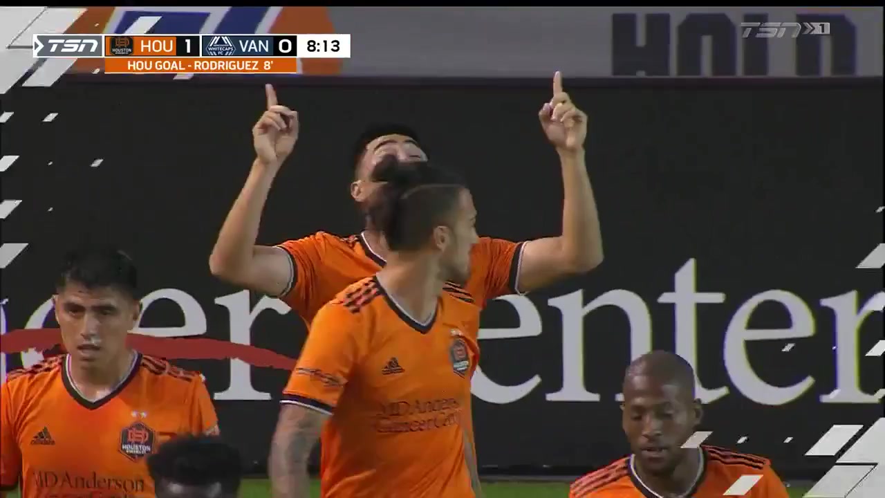 MLS Houston Dynamo Vs Vancouver Whitecaps 7 ทำประตู Memo Rodriguez ประตู, ทำคะแนน 1:0