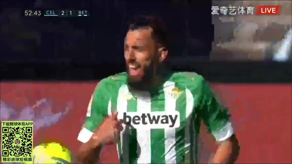 Laliga1 Celta Vigo Vs Real Betis 53 phút Borja Iglesias QuintasVào, ghi bàn 2:1