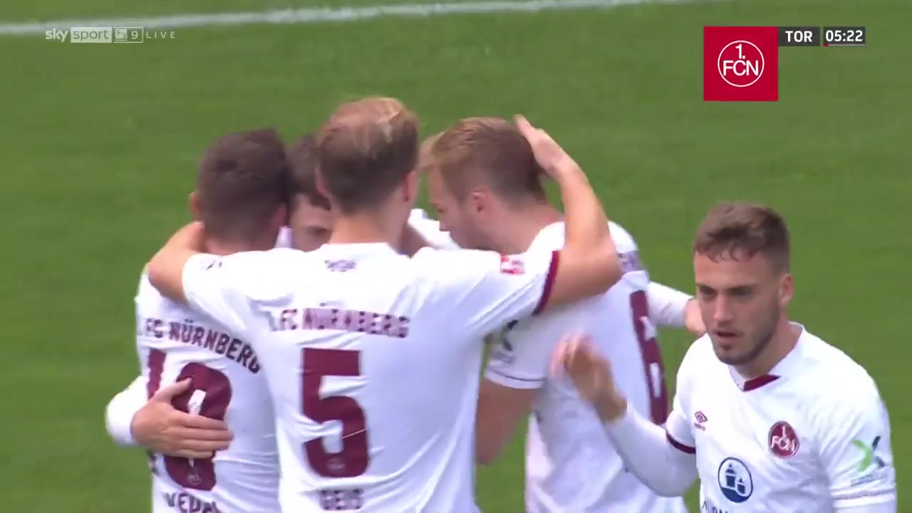 GER D2 Hannover 96 Vs Nurnberg Erik Shuranov Goal in 4 min, Score 0:1