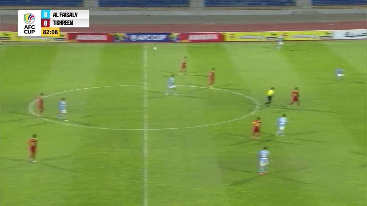 AFC Cup Al Faisaly Vs Teshrin SC Jalboush Goal in 82 min, Score 1:0