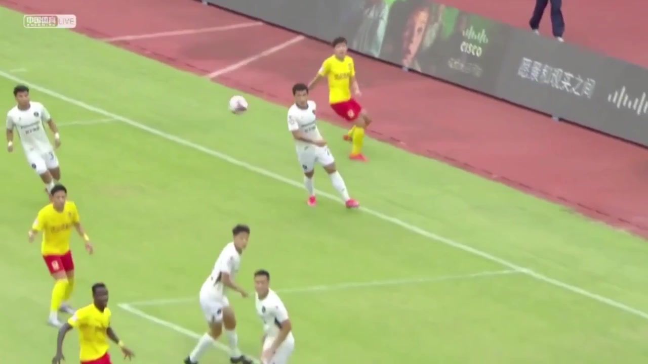 中甲A 四川九牛(中) Vs 浙江队 6分南小亨进球,比分1:0