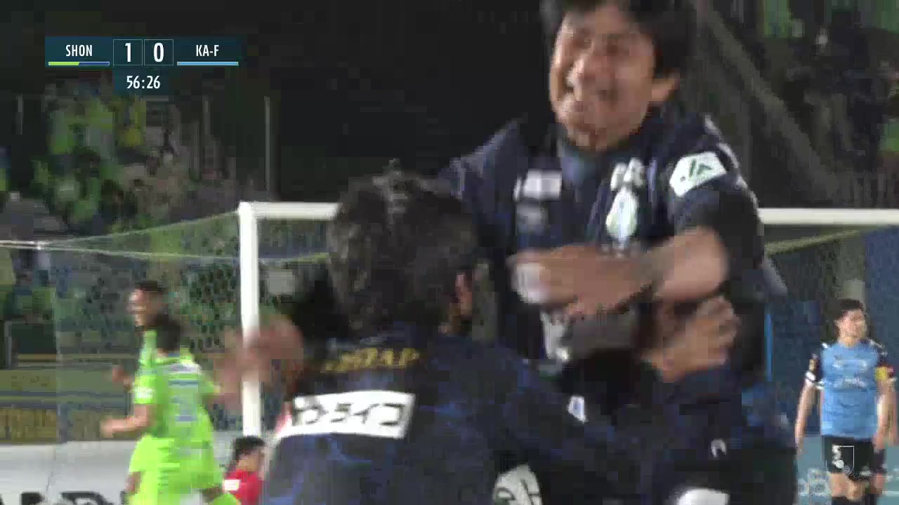 日職聯 湘南海洋 Vs 川崎前鋒 55分山田直輝進球,比分1:0