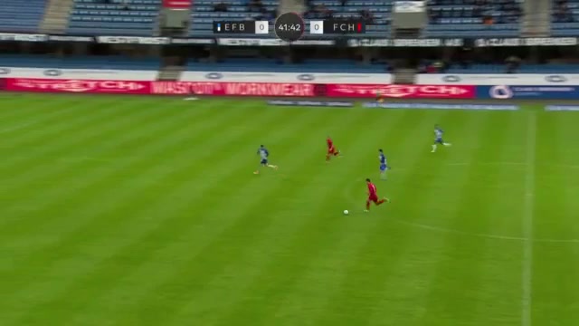 DEN D1 Esbjerg Vs Helsingor  Goal in 42 min, Score 0:1