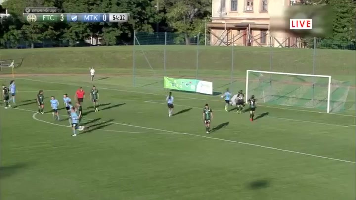 HUN WD1 Ferencvarosi TC (w) Vs MTK Hungaria FC (w)  Goal in 55 min, Score 3:1