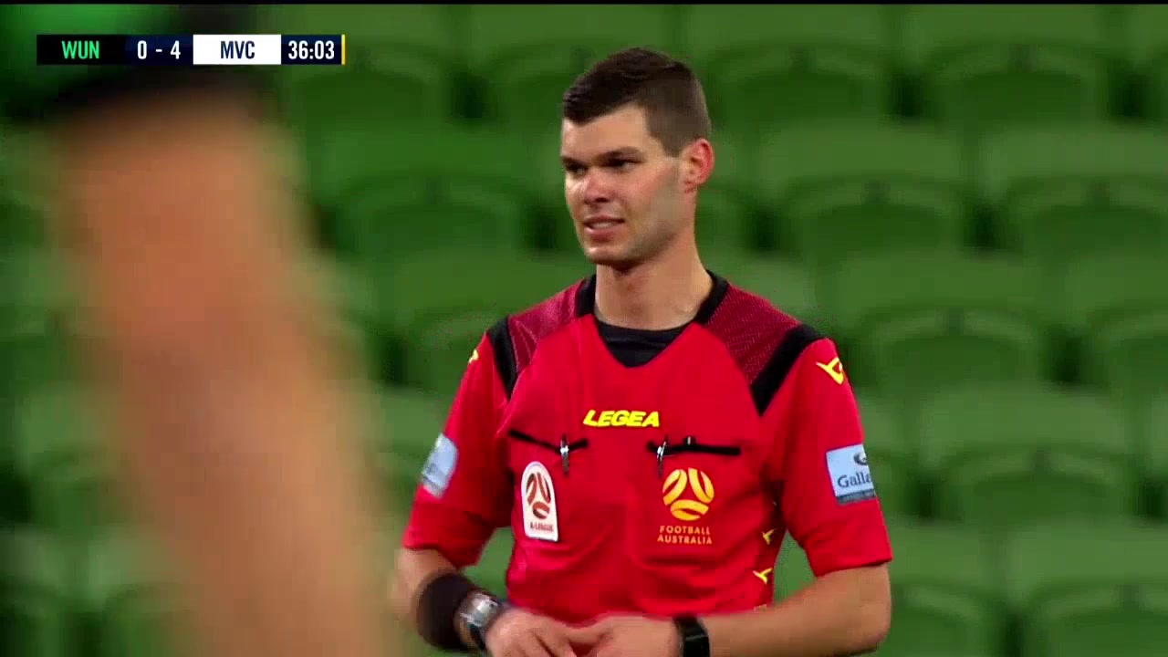 AUS D1 Western United FC Vs Melbourne Victory Ben Folami Goal in 35 min, Score 0:4