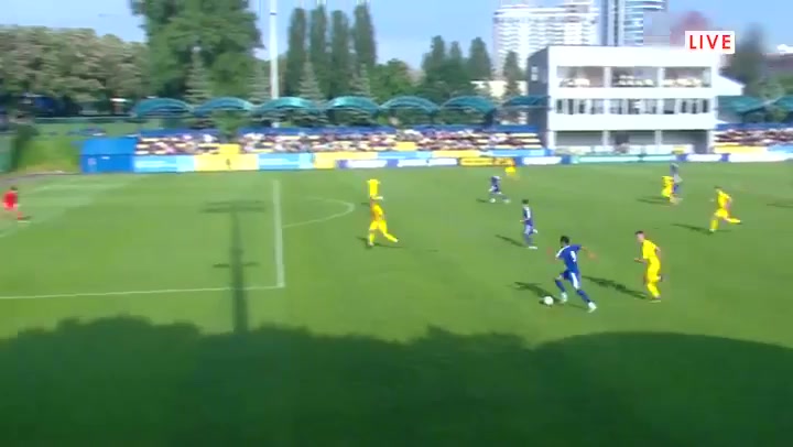 INT FRL Ukraine U21 Vs UzbekistanU21 Jasur Jaloliddinov Goal in 40 min, Score 0:1