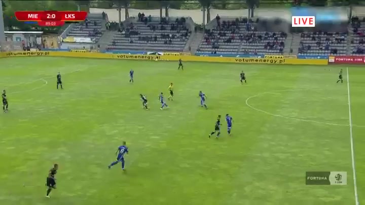 POL D1 Miedz Legnica Vs LKS Lodz Krzysztof Drzazga Goal in 89 min, Score 3:0