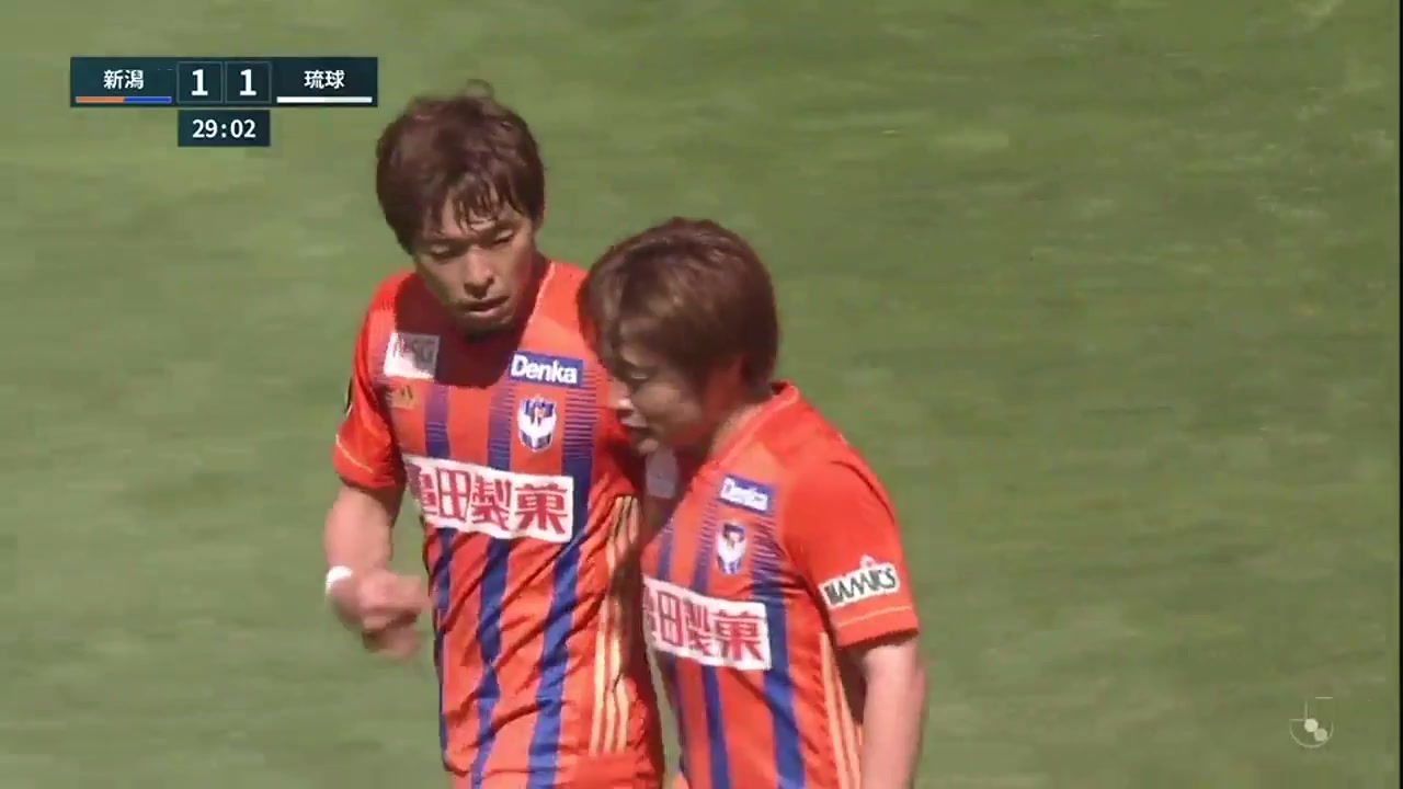 JPN D2 Albirex Niigata Vs FC Ryukyu 27 ทำประตู Yoshiaki Takagi ประตู, ทำคะแนน 1:1