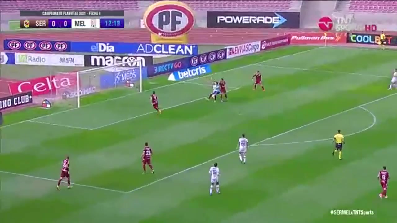 CHI D1 Deportes La Serena Vs Melipilla Gonzalo Sosa Goal in 12 min, Score 0:1