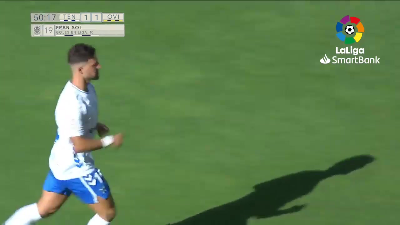 SPA D2 Tenerife Vs Real Oviedo Francisco Sol Ortiz Goal in 50 min, Score 1:1