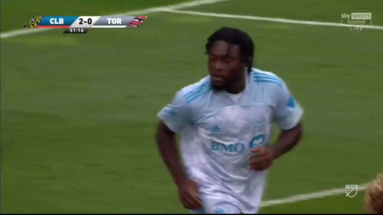 MLS Columbus Crew Vs Toronto FC 51 ทำประตู Ayo Akinola ประตู, ทำคะแนน 2:1