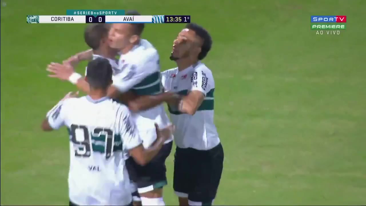 BRA D2 Coritiba PR Vs Avai FC 13 ทำประตู Wagner da Silva Souza, Waguininho ประตู, ทำคะแนน 1:0